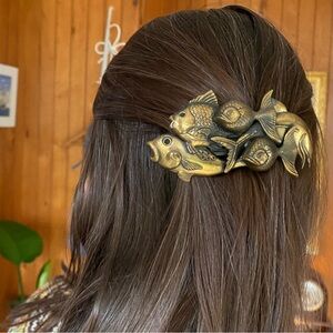 Vintage French Fish Barrette